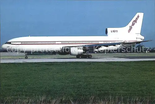 Flugzeuge Zivil Ops Europe L 1011 385 1 TriStar 50 SE DPM  cn 1145 Kat. Airplanes Avions