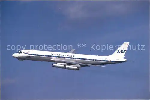 Flugzeuge Zivil S.A.S DC 8 62 LN MOG c n 46102 Kat. Airplanes Avions