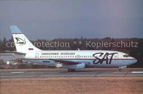 Flugzeuge Zivil SAT Sakhalinskie Aviatrassy N470TA B737  Kat. Airplanes Avions