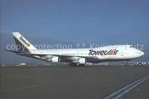 Flugzeuge Zivil Tower Air N606 B747  Kat. Airplanes Avions