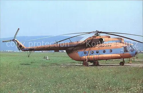 Hubschrauber Helikopter Aeroflot Mil Mi 8T CCCP 24250 Kat. Flug