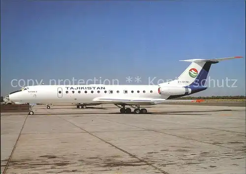 Flugzeuge Zivil Tajikistan Airlines TU 134A 3 EY 65788 c n 62835 Kat. Airplanes Avions