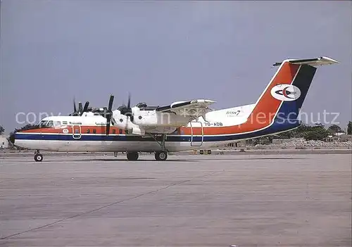 Flugzeuge Zivil Yemenia Dash 7 70 ADB Kat. Airplanes Avions