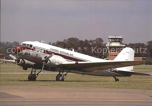 Flugzeuge Zivil Dakota National Air DC 3D VH DNA c n 27130  Kat. Airplanes Avions