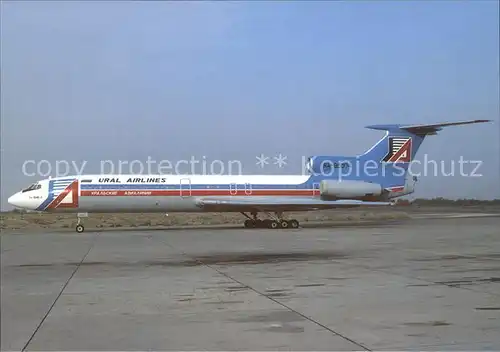 Flugzeuge Zivil Ural Airlines TU 154B 2 RA 85374 c n 374 Kat. Airplanes Avions