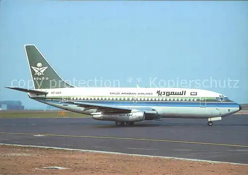 Flugzeuge Zivil Saudi Arabian Airlines Boeing 737 268  Kat. Airplanes Avions