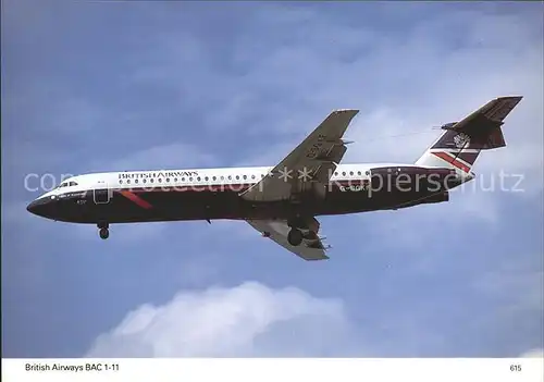 Flugzeuge Zivil British Airways BAC 1 11 G BGKF Kat. Airplanes Avions