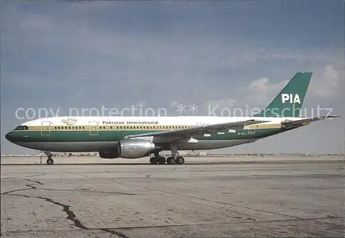 Flugzeuge Zivil AP BCJ Airbus A300 B4 PIA  Kat. Airplanes Avions