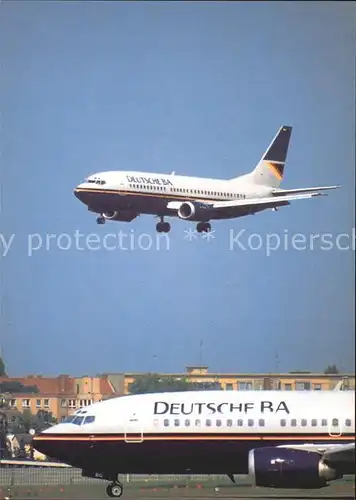 Flugzeuge Zivil Deutsche BA Boeing 737 300  Kat. Airplanes Avions