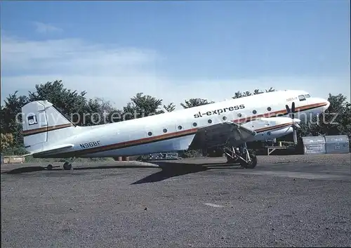 Flugzeuge Zivil Basler Airlines SL Express MDC Douglas DC 3 Turbo N96BF cn 13321 Kat. Airplanes Avions