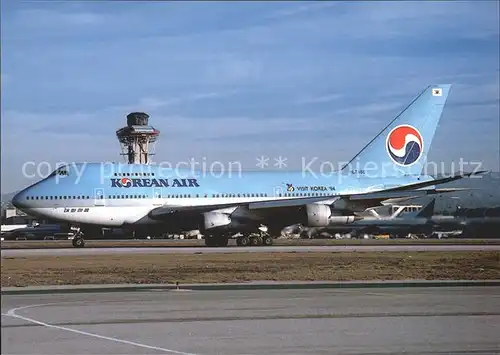 Flugzeuge Zivil Korean Air Boeing 747SP B5 HL7456 cn 22483 Kat. Airplanes Avions