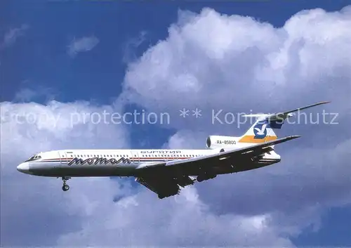 Flugzeuge Zivil Motom Buryatia TU154M Ra 85800 c n 984 Kat. Airplanes Avions