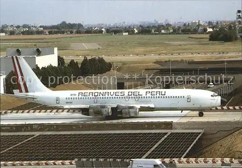 Flugzeuge Zivil Aeronaves Del Peru Boeing B. 707 351C OB 1400 C n 19434 Kat. Airplanes Avions