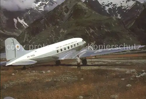 Flugzeuge Zivil Mount Cook and Southern Lakes Tourist DC3 ZK AOD  Kat. Airplanes Avions