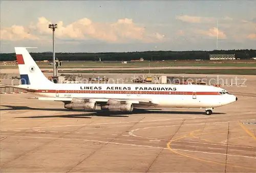Flugzeuge Zivil Lineas Aereas Paraguayas Boeing 707 321B ZP CCE C N 18841 Kat. Airplanes Avions