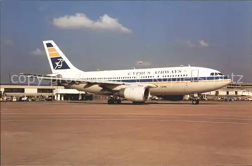 Flugzeuge Zivil Cyprus Airways Airbus A310 203 5B DAQ C N 300 Kat. Airplanes Avions