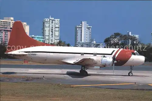 Flugzeuge Zivil Silver Express Convair 240 53 N344MM c n 53 26 Kat. Airplanes Avions