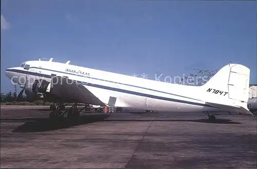 Flugzeuge Zivil Tol Air Douglas DC 3C N784T c n 6054 Kat. Airplanes Avions