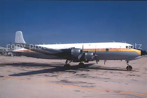 Flugzeuge Zivil Haiti Air Freight Douglas DC6B F HH SCA c n 45225 873 Kat. Airplanes Avions