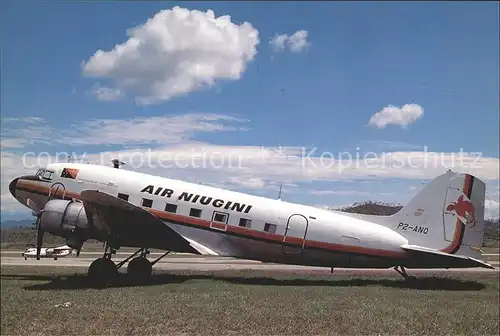 Flugzeuge Zivil Air Niugini Douglas DC 3 P2 ANQ c n 27110  Kat. Airplanes Avions