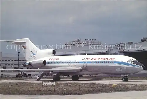 Flugzeuge Zivil LAB Lloyd Aereo Boliviano Boeing 727 171C CP 1070 c n 19860 599 Kat. Airplanes Avions