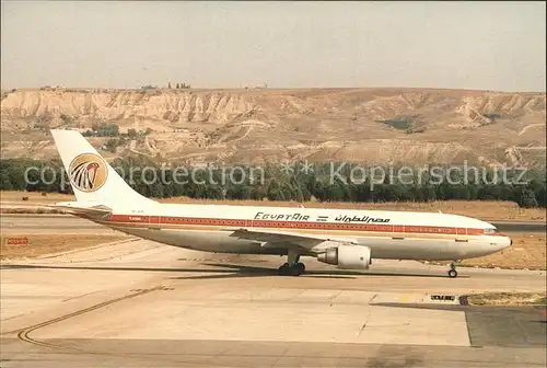 Flugzeuge Zivil Egypt Air A300C 620 9K AHF C N 327 Kat. Airplanes Avions