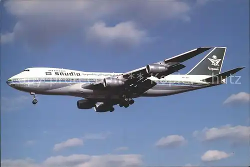Flugzeuge Zivil Saudia HZ AIB Boeing 747 168B C n 22499 Kat. Airplanes Avions