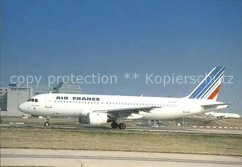 Flugzeuge Zivil Air France Airbus A 320 F GFKF  Kat. Airplanes Avions