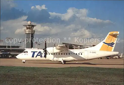 Flugzeuge Zivil TAT ATR 42 F GIRC  Kat. Airplanes Avions