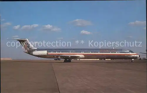 Flugzeuge Zivil American McDonnell Douglas DC 9 82 MD 82 Kat. Airplanes Avions