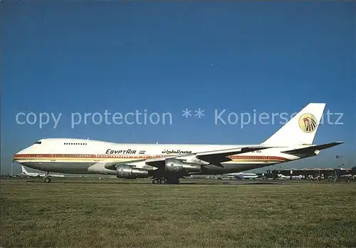 Flugzeuge Zivil Egyptair Boeing 747 9K ADA  Kat. Airplanes Avions