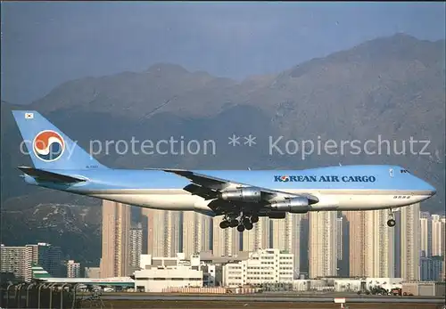 Flugzeuge Zivil Korean Air Cargo Boeing 747 230F HL 7441 Kat. Airplanes Avions