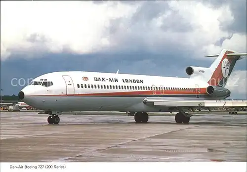 Flugzeuge Zivil Dan Air Boeing 727 Kat. Airplanes Avions
