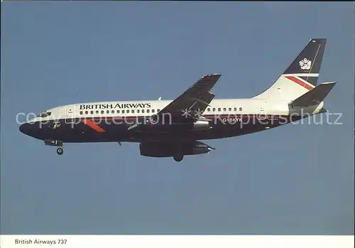 Flugzeuge Zivil British Airways 737 Kat. Airplanes Avions