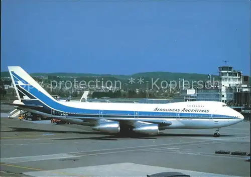Flugzeuge Zivil Aerolineas Argentinas Boeing 747 287B  Kat. Airplanes Avions