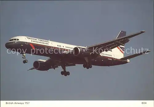 Flugzeuge Zivil British Airways 757 236 G BIKD c n 22175 Kat. Airplanes Avions