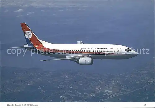 Flugzeuge Zivil Dan Air Boeing 737 300 Series  Kat. Airplanes Avions