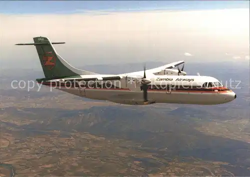 Flugzeuge Zivil Zambia Airways ATR 42 300 Kat. Airplanes Avions