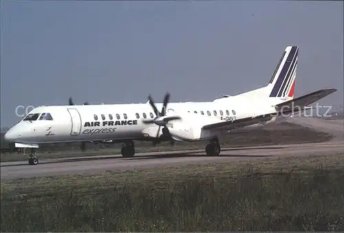 Flugzeuge Zivil Air France Express Saab 2000 F GMYD N C 034 Kat. Airplanes Avions