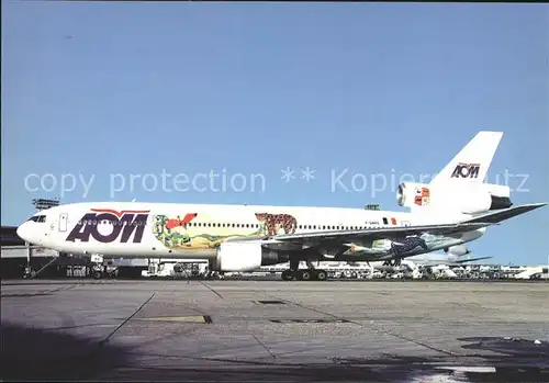 Flugzeuge Zivil AOM French Airlines WWF McDonnell Douglas DC 10 30 F GNDC  Kat. Airplanes Avions