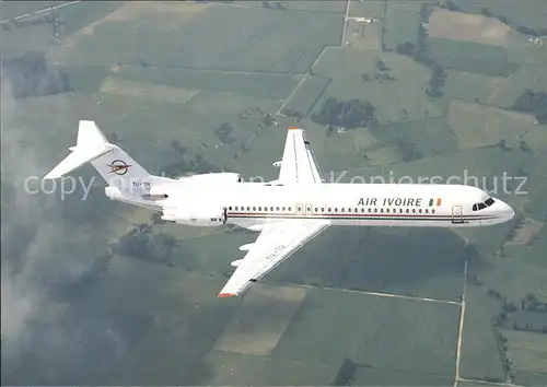 Flugzeuge Zivil Air Ivoire Fokker 100 TU TIV  Kat. Airplanes Avions