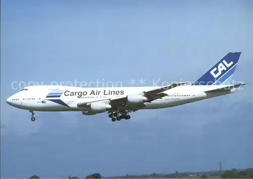 Flugzeuge Zivil Cargo Air Lines Boeing 747  Kat. Airplanes Avions