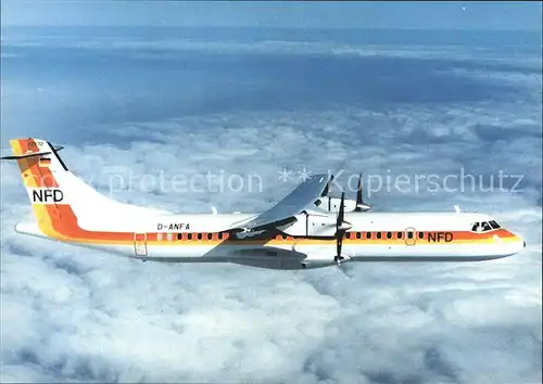 Flugzeuge Zivil NFD ATR 72 D ANFA  Kat. Airplanes Avions