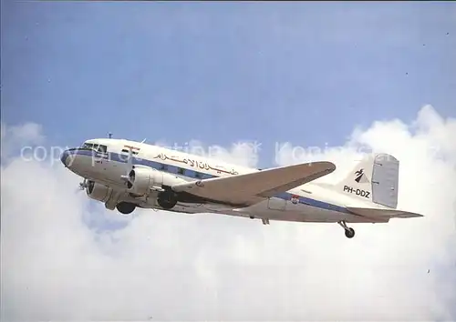Flugzeuge Zivil DDA Sleeping Beauty Doornroosje PH DDZ c n 19754 Kat. Airplanes Avions