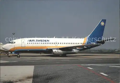 Flugzeuge Zivil Air Sweden Boeing 737 205 SE DLP c n 19409 128 Kat. Airplanes Avions