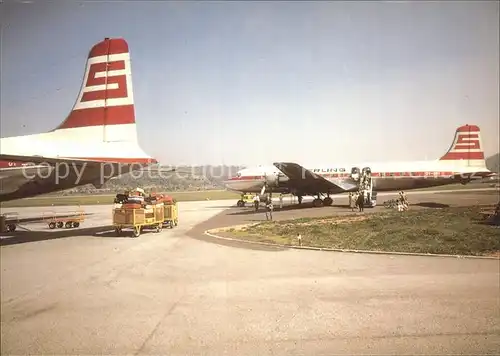 Flugzeuge Zivil Sterling DC 6B Albenga Airport  Kat. Airplanes Avions