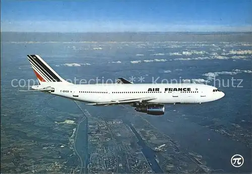 Flugzeuge Zivil Air France Airbus A 300 B2  Kat. Airplanes Avions