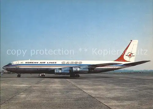 Flugzeuge Zivil Korean Air Lines Cargo Boeing 707 321C  Kat. Airplanes Avions