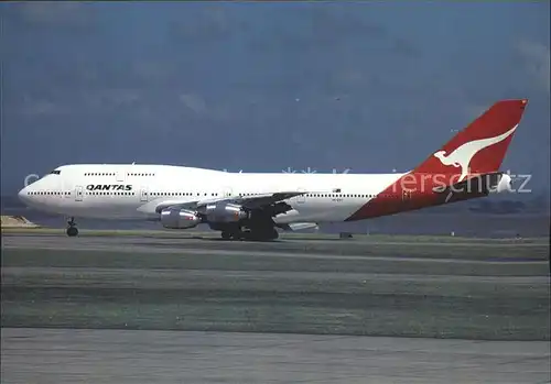 Flugzeuge Zivil Qantas B747 300 VH EBT  Kat. Airplanes Avions