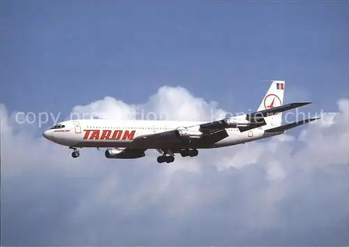 Flugzeuge Zivil Tarom Boeing 707 3K1C YR ABC cn 20805 Kat. Airplanes Avions
